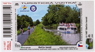 Turistická vizitka CZ 1487 Baťův kanál